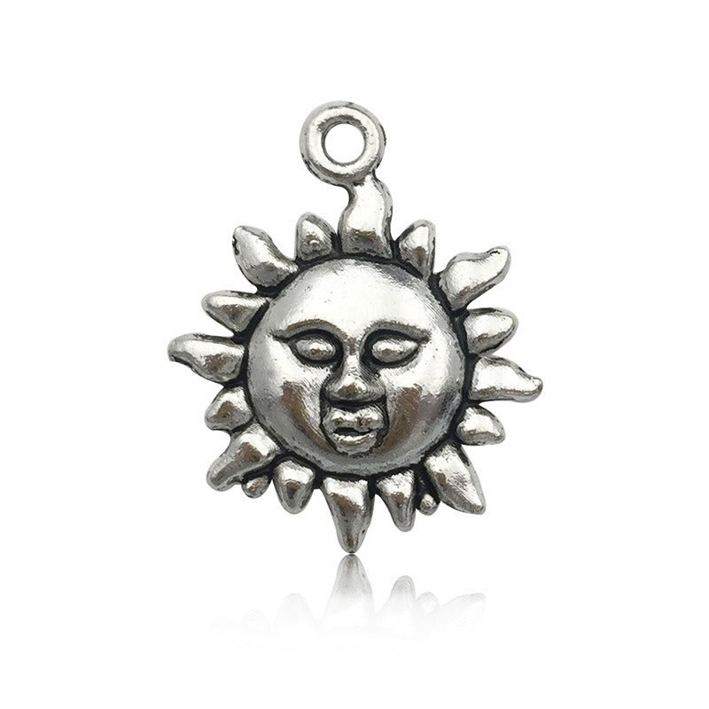 1 Pc Retro Sun Moon Star Jewelry Pendant