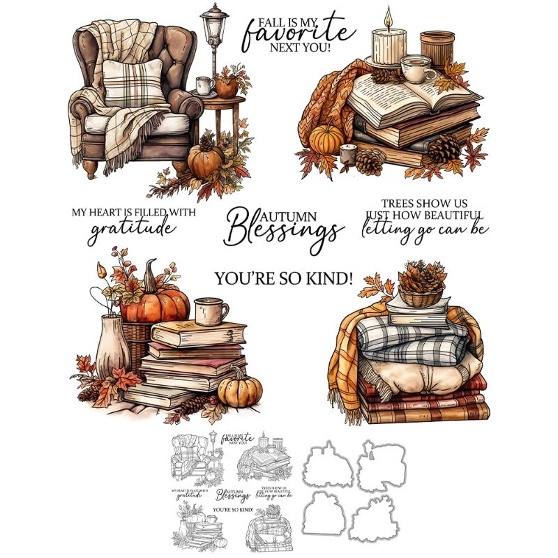 Autumn Atmosphere Dies & Stamps Set