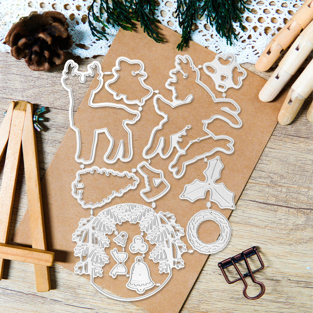 Christmas Deer Dies & Stamps Set