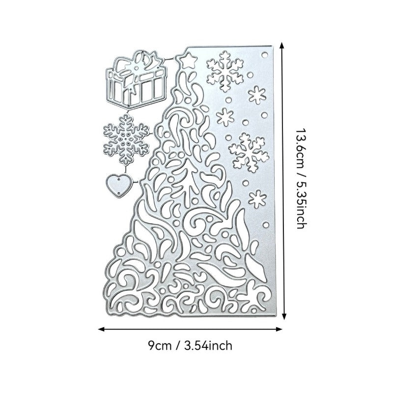 Christmas Tree Border Metal Cutting Dies