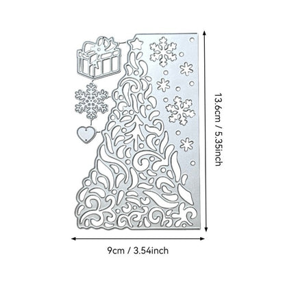 Christmas Tree Border Metal Cutting Dies