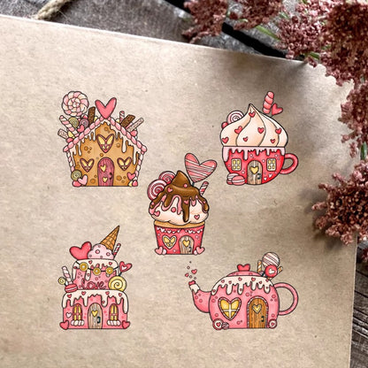 Sweet Candy Cupcakes Clear Stamps