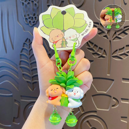 Cute Magnetic Doll Keychain