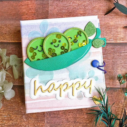 Cute Peas Metal Cutting Dies