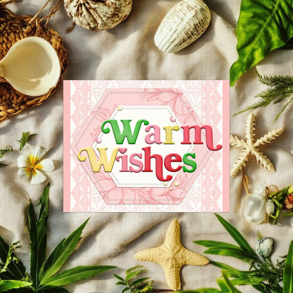 "Warm Wishes" Metal Cutting Dies