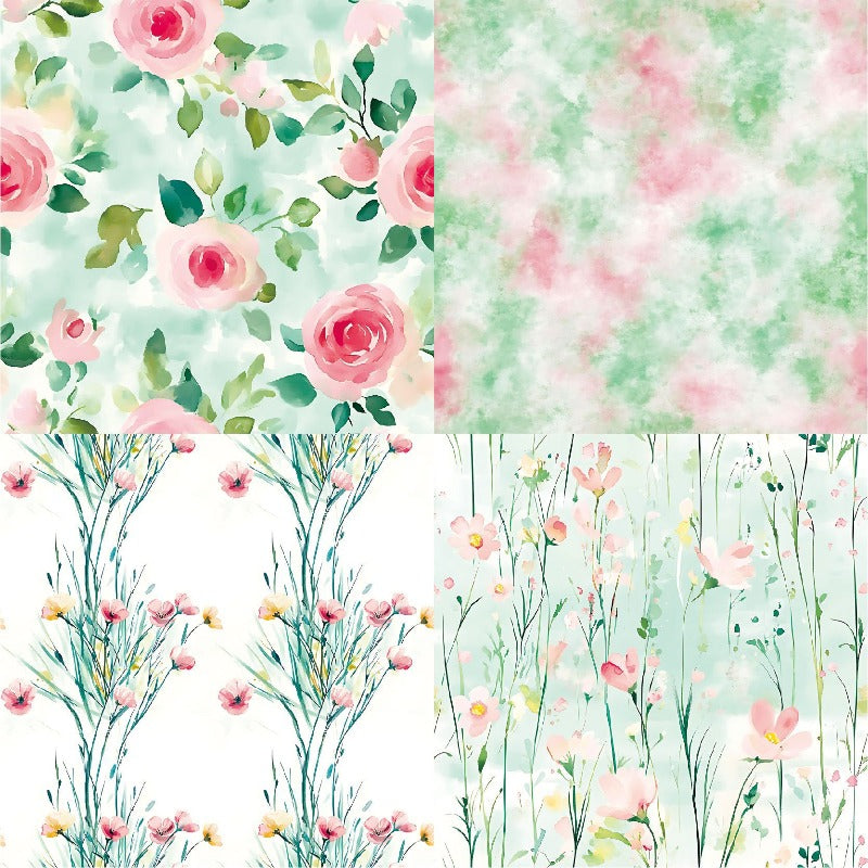 24PCS 6" Willow Scrapbook Paper & Cardstock