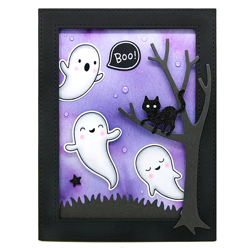 Halloween Ghost Pumpkin Cat Cutting Dies