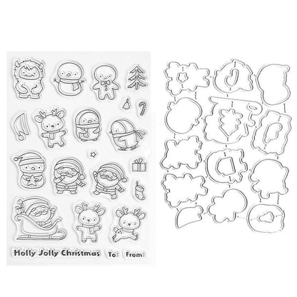 Christmas Animals Dies & Stamps Set