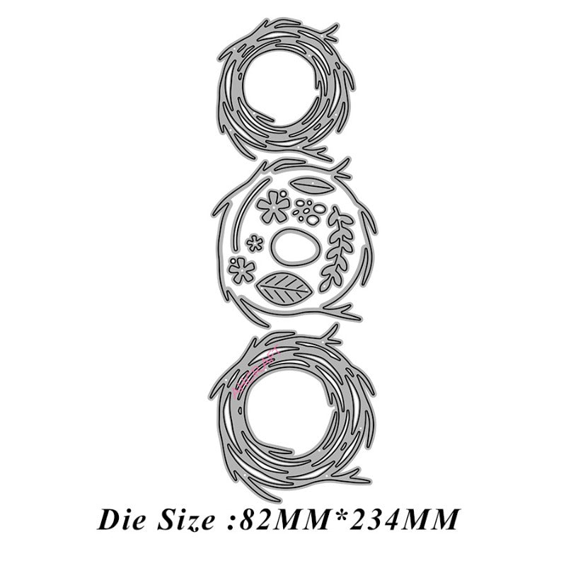 Bird's Nest and Eggs Cutting Dies