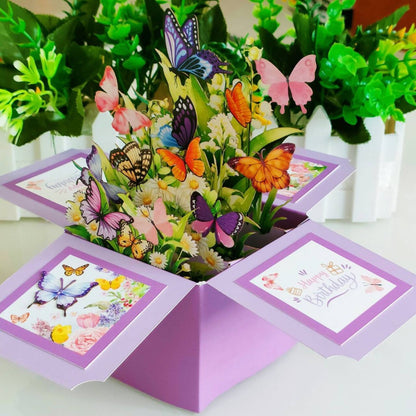 3D Creative Butterfly Pop-Up Box