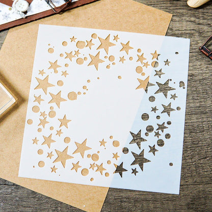 Stars DIY Painting Hollow Stencil