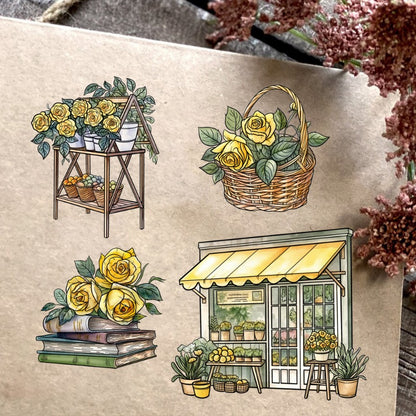 Spring Blooming Flowers Clear Stamps