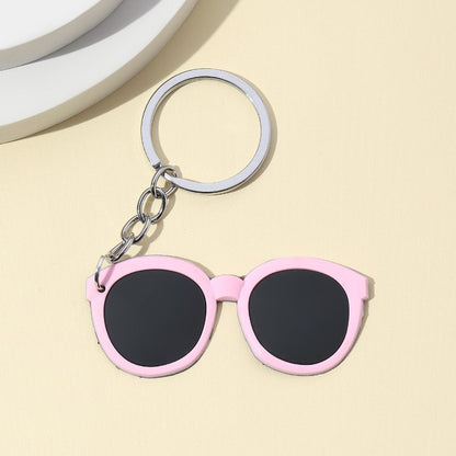 Cute Silicone Glasses Keychain