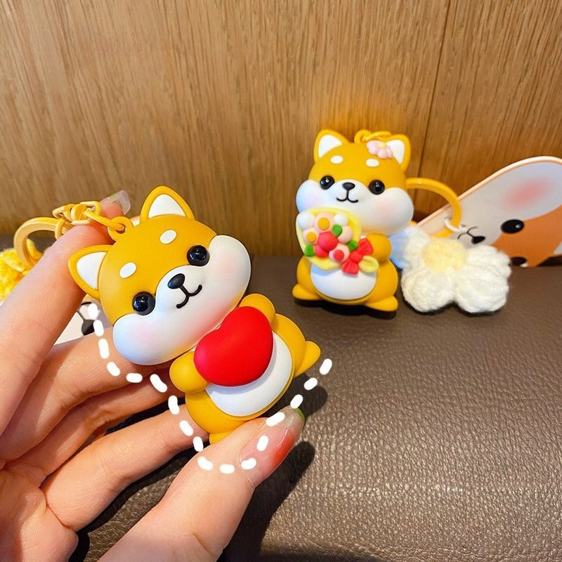 Cute Shiba Inu Doll Keychain