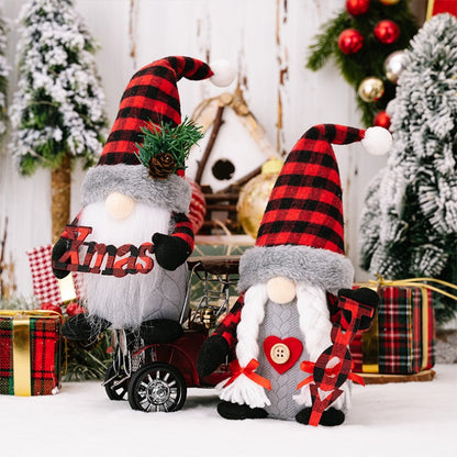 Christmas Gnome Plush Doll Decorations