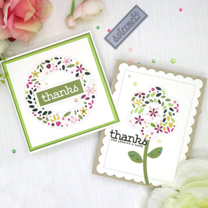 Flower Embossed Frame Cutting Dies