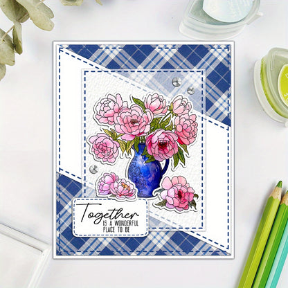 Beautiful Flowers and Cookies Clear Stamps