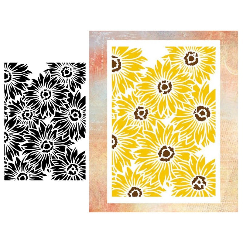 Chrysanthemum DIY Painting Hollow Stencil