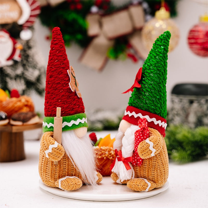 Gingerbreads Man Gnome Plush Doll Gnomes