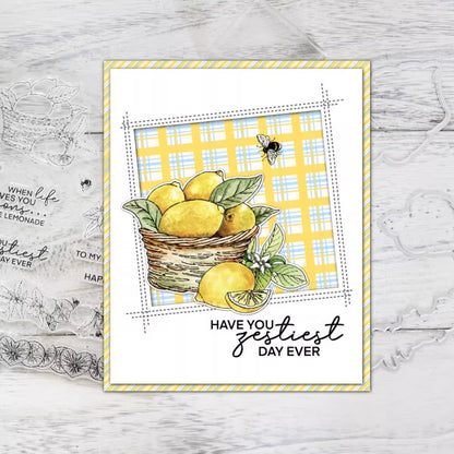 Lemon Butterfly Dies & Stamps Set