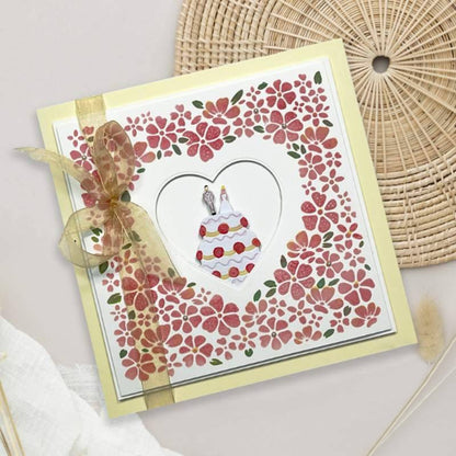 Love Flower DIY Painting Hollow Stencil