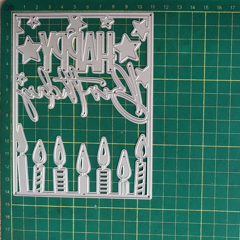 Birthday Background Board Cutting Dies