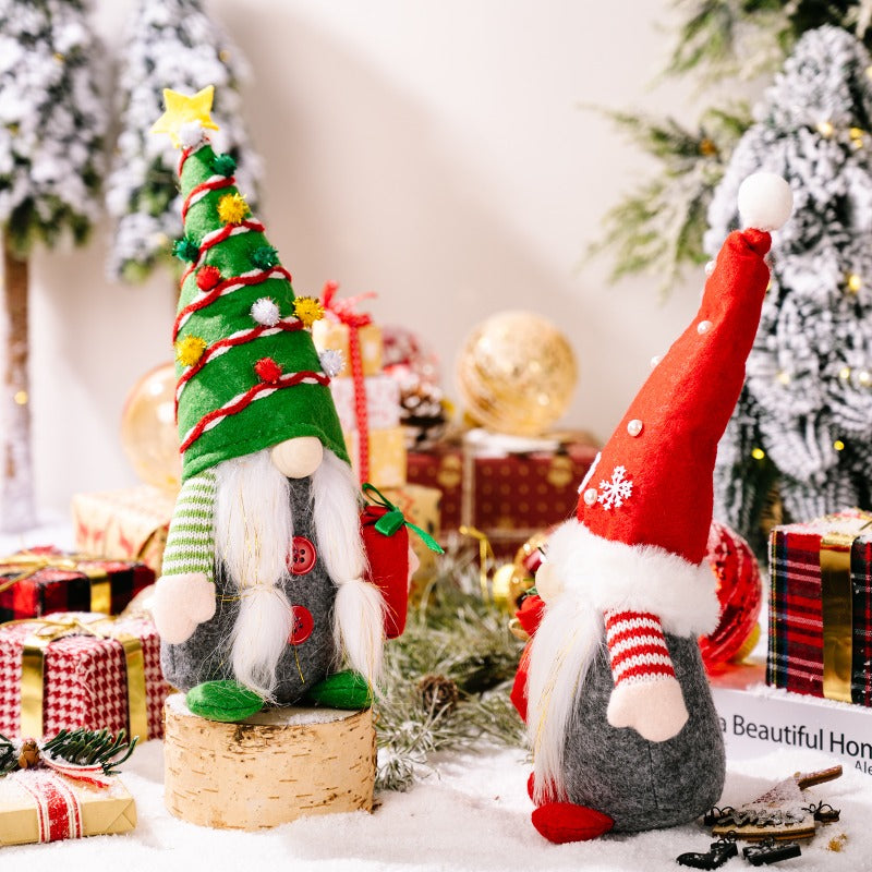 Christmas Gnome Plush Doll Ornaments