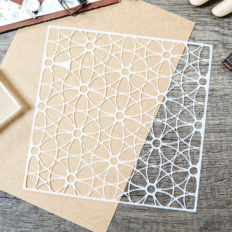 Window Grilles DIY Painting Hollow Stencil