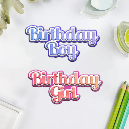 Birthday Wishes Metal Cutting Dies
