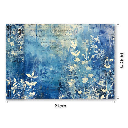 A5 Flower Series Journal Scrapbook Paper