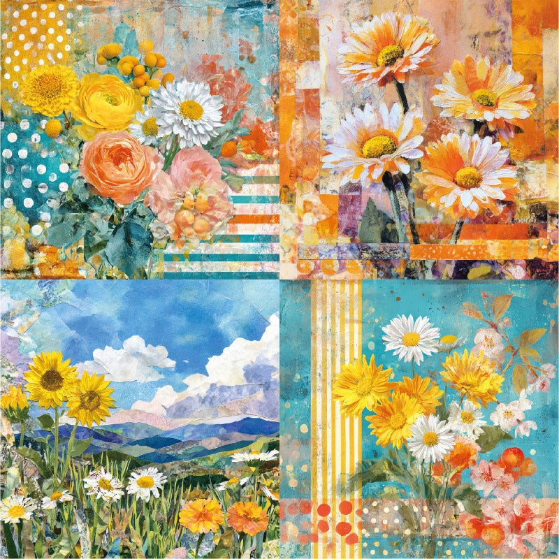 24PCS 6" Prairie Scrapbook Paper & Cardstock