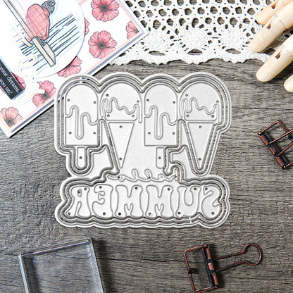 Summer Ice Cream Metal Cutting Dies