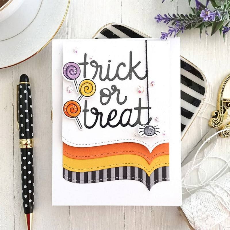 "Trick or Treat" Words Metal Cutting Dies