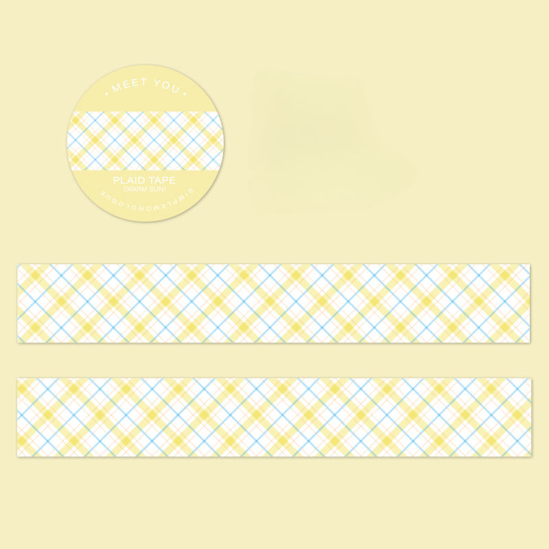 Basic Plaid Decorative Washi Tape