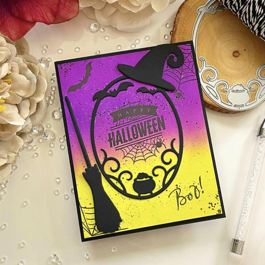 Four Halloween Background Frames Cutting Dies