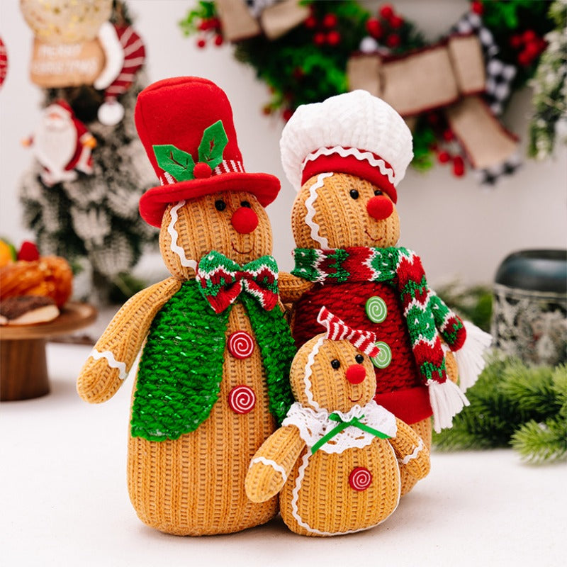 Christmas Creative Gingerbread Doll Ornaments