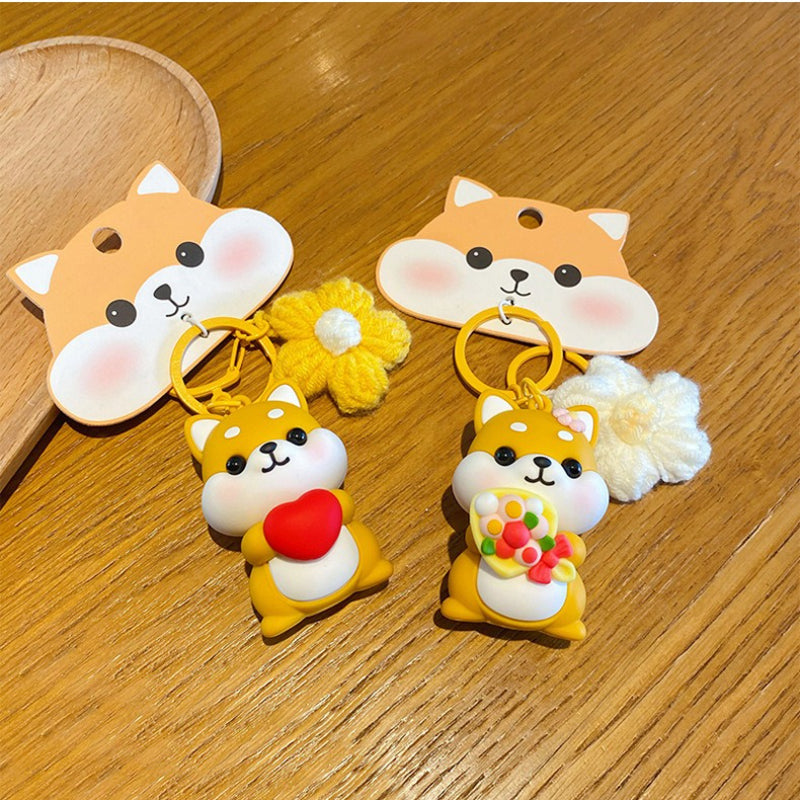 Cute Shiba Inu Doll Keychain