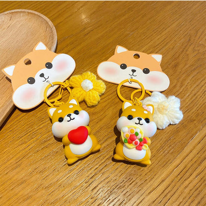 Cute Shiba Inu Doll Keychain