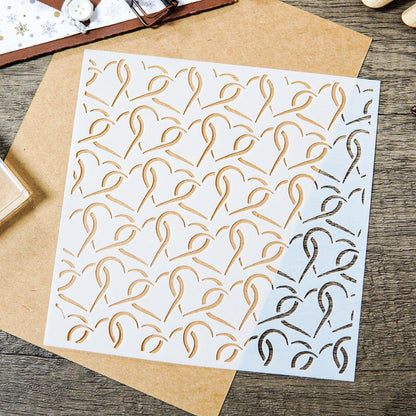 Hearts DIY Painting Hollow Stencil