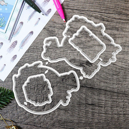 Glass Bottle Dies & Stamps Set