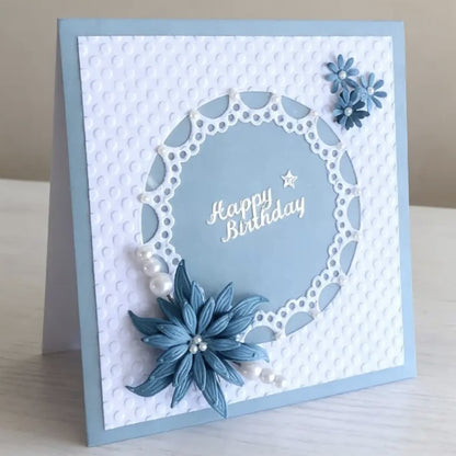 Lace-Trimmed Round Metal Cutting Dies