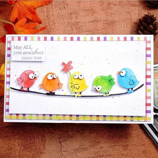 Cute Little Birds Metal Cutting Dies