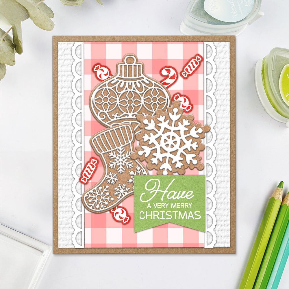 Christmas Elements Dies & Stamps Set