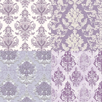 24PCS 6" Lilac Scrapbook Paper & Cardstock