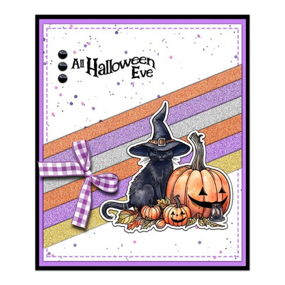 Halloween Pumpkin Ghost Bat Dies & Stamps Set