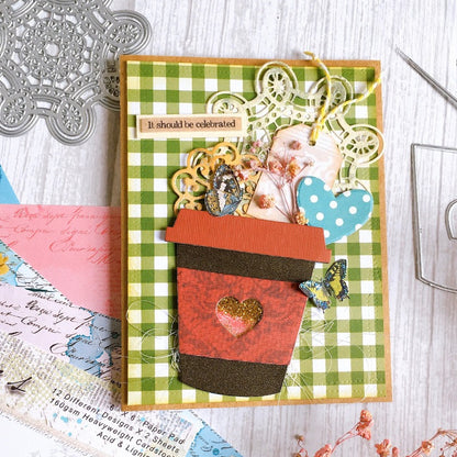 Cute Coffee Cup Metal Cutting Dies