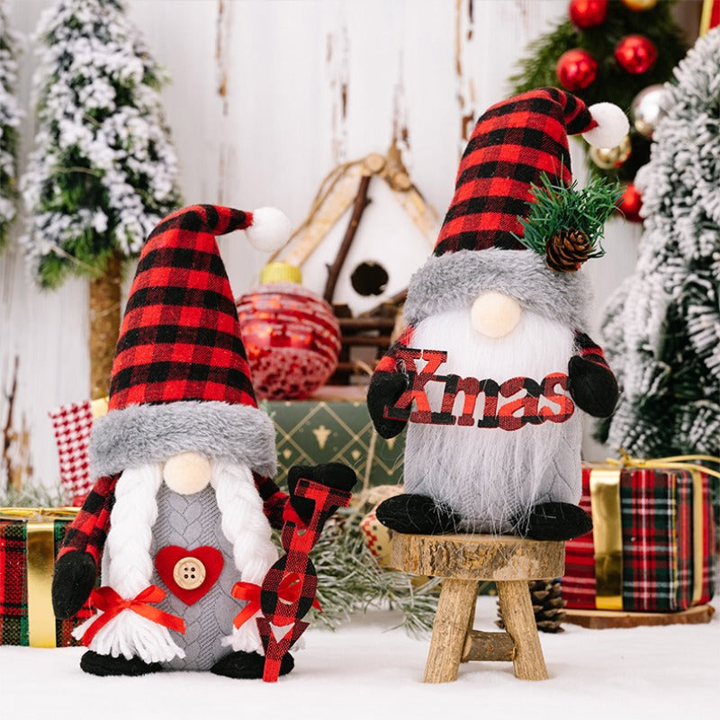 Christmas Gnome Plush Doll Decorations