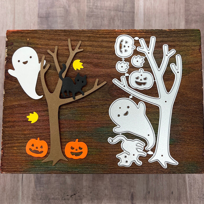 Halloween Ghost Pumpkin Cat Cutting Dies