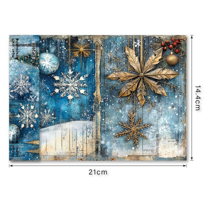 A5 Christmas Decorations Journal Scrapbook Paper