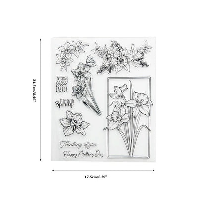 DIY Flower Clear Stamps